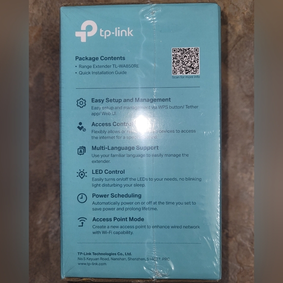 NWT TP Link Wi-Fi Range Extender - Picture 8 of 9